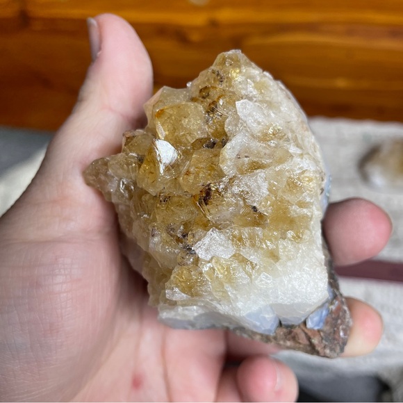 Citrine and amethyst crystal clusters - Picture 11 of 15